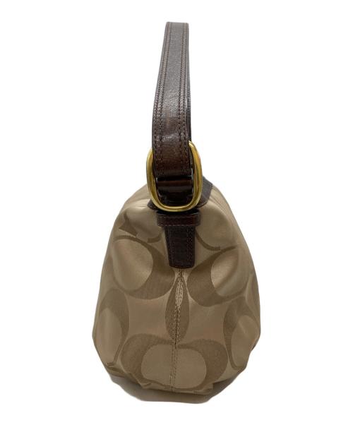 COACH（コーチ）COACH (コーチ) ショルダーバッグ ベージュ×ブラウンの古着・服飾アイテム