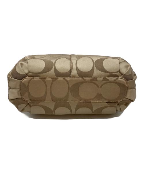 COACH（コーチ）COACH (コーチ) ショルダーバッグ ベージュ×ブラウンの古着・服飾アイテム