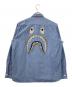 A BATHING APE (アベイシングエイプ) 長袖シャツ ブルー サイズ:M：8000円