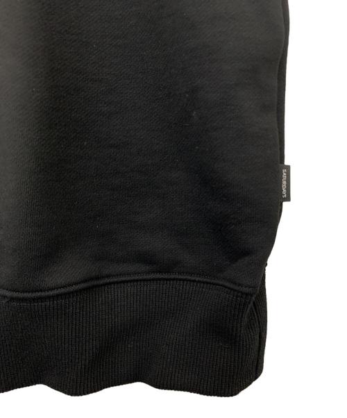 tangram（タングラム）tangram (タングラム) Saturdays NYC (サタデーズ ニューヨークシティ) SS SWEAT MOCK NECK ブラック サイズ:Lの古着・服飾アイテム