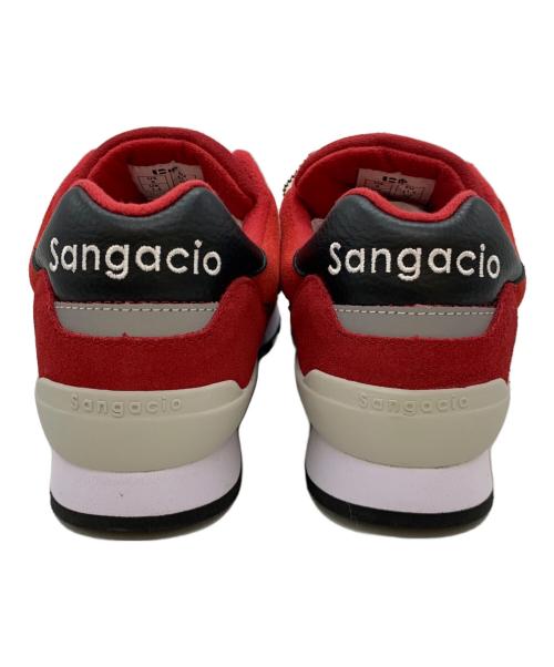 Sangacio（サンガッチョ）SANGACIO (サンガッチョ) ローカットスニーカー レッド×ブラック サイズ:26cmの古着・服飾アイテム
