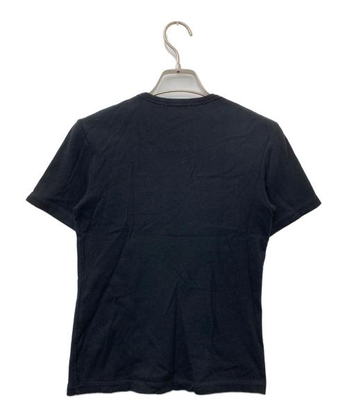 ISSEY MIYAKE（イッセイミヤケ）ISSEY MIYAKE (イッセイミヤケ) 半袖デザインカットソー ブラック サイズ:Mの古着・服飾アイテム