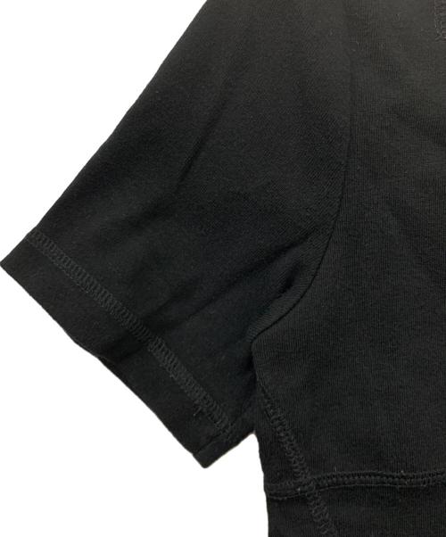 ISSEY MIYAKE（イッセイミヤケ）ISSEY MIYAKE (イッセイミヤケ) 半袖デザインカットソー ブラック サイズ:Mの古着・服飾アイテム