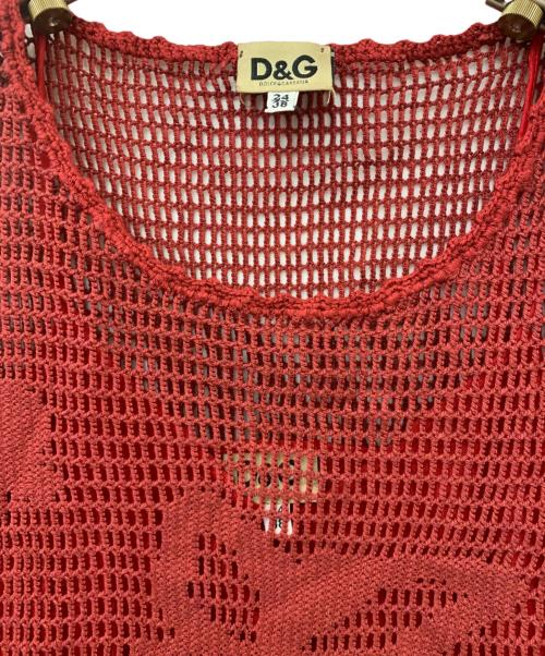 DOLCE & GABBANA（ドルチェ＆ガッバーナ）DOLCE & GABBANA (ドルチェ＆ガッバーナ) チュニック レッド サイズ:24/38の古着・服飾アイテム
