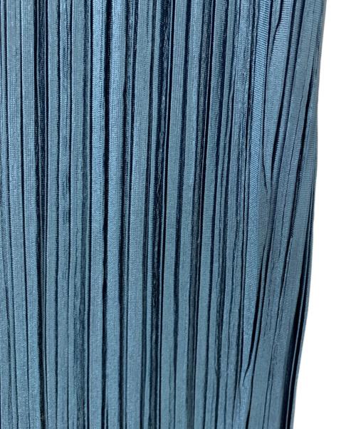 ISSEY MIYAKE（イッセイミヤケ）ISSEY MIYAKE (イッセイミヤケ) プリーツパンツ ブルー サイズ:Lの古着・服飾アイテム
