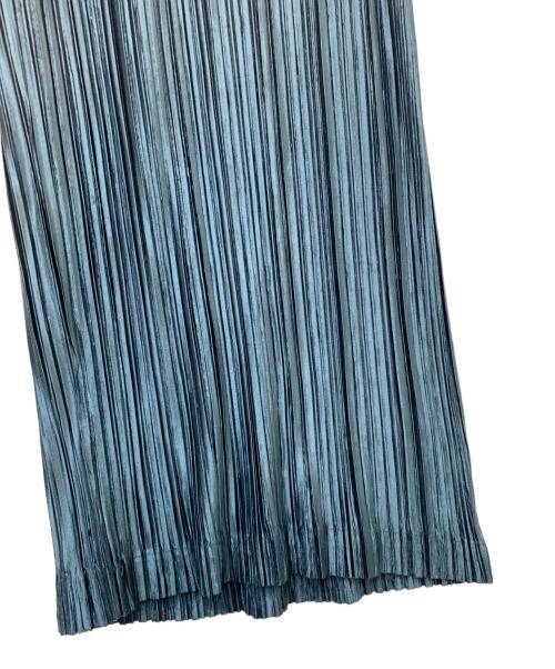 ISSEY MIYAKE（イッセイミヤケ）ISSEY MIYAKE (イッセイミヤケ) プリーツパンツ ブルー サイズ:Lの古着・服飾アイテム