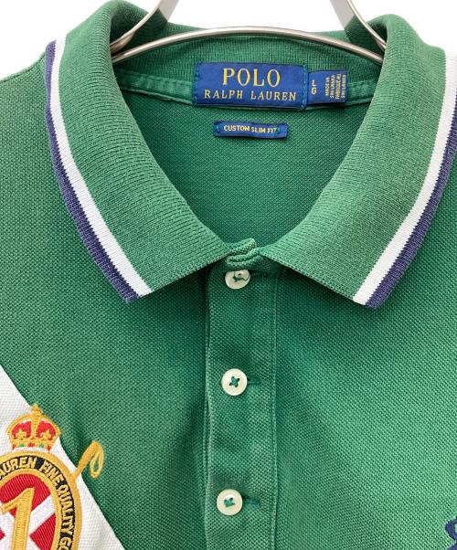 POLO RALPH LAUREN（ポロ・ラルフローレン）POLO RALPH LAUREN (ポロ・ラルフローレン) ビッグポニーポロシャツ グリーン サイズ:Lの古着・服飾アイテム