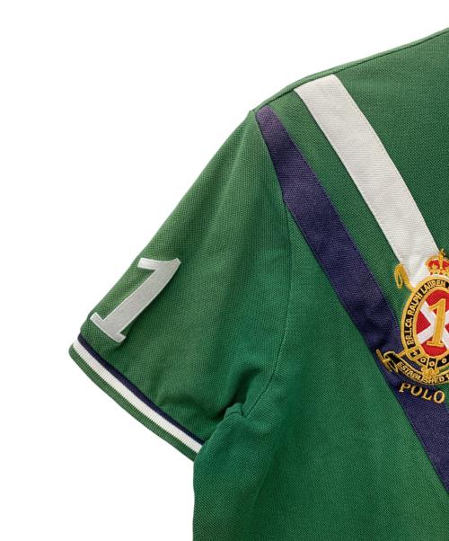 POLO RALPH LAUREN（ポロ・ラルフローレン）POLO RALPH LAUREN (ポロ・ラルフローレン) ビッグポニーポロシャツ グリーン サイズ:Lの古着・服飾アイテム