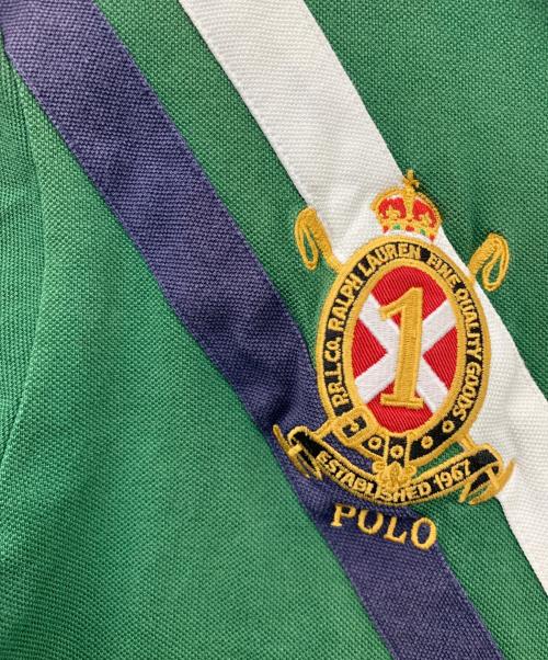 POLO RALPH LAUREN（ポロ・ラルフローレン）POLO RALPH LAUREN (ポロ・ラルフローレン) ビッグポニーポロシャツ グリーン サイズ:Lの古着・服飾アイテム