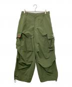 90909090）の古着「Ripstop Tech Balloon Pants」｜カーキ