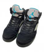 NIKEナイキ）の古着「NIKE AIR JORDAN5 RETRO AQUA」｜ブルー×ブラック