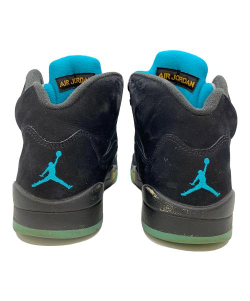 NIKE（ナイキ）NIKE (ナイキ) NIKE AIR JORDAN5 RETRO AQUA ブルー×ブラック サイズ:26の古着・服飾アイテム