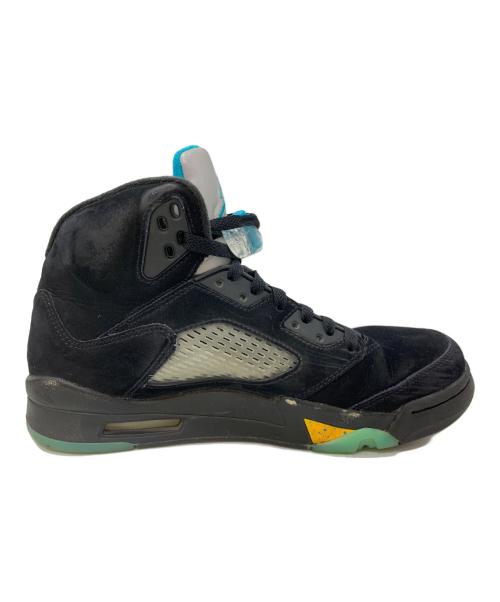 NIKE（ナイキ）NIKE (ナイキ) NIKE AIR JORDAN5 RETRO AQUA ブルー×ブラック サイズ:26の古着・服飾アイテム