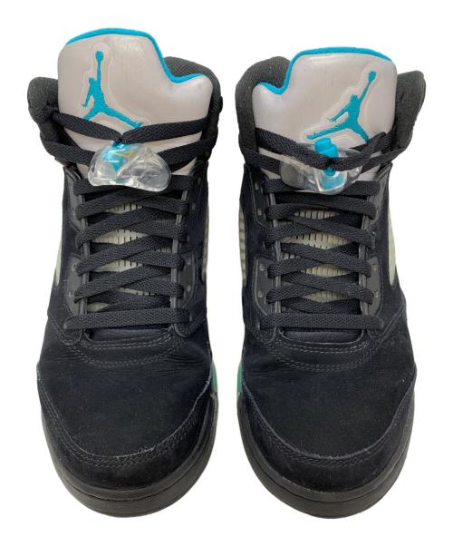 NIKE（ナイキ）NIKE (ナイキ) NIKE AIR JORDAN5 RETRO AQUA ブルー×ブラック サイズ:26の古着・服飾アイテム