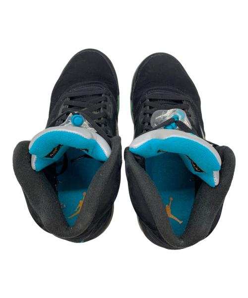 NIKE（ナイキ）NIKE (ナイキ) NIKE AIR JORDAN5 RETRO AQUA ブルー×ブラック サイズ:26の古着・服飾アイテム