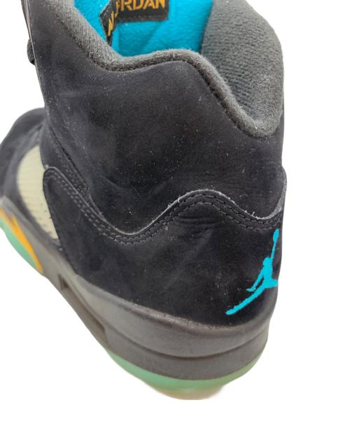 NIKE（ナイキ）NIKE (ナイキ) NIKE AIR JORDAN5 RETRO AQUA ブルー×ブラック サイズ:26の古着・服飾アイテム
