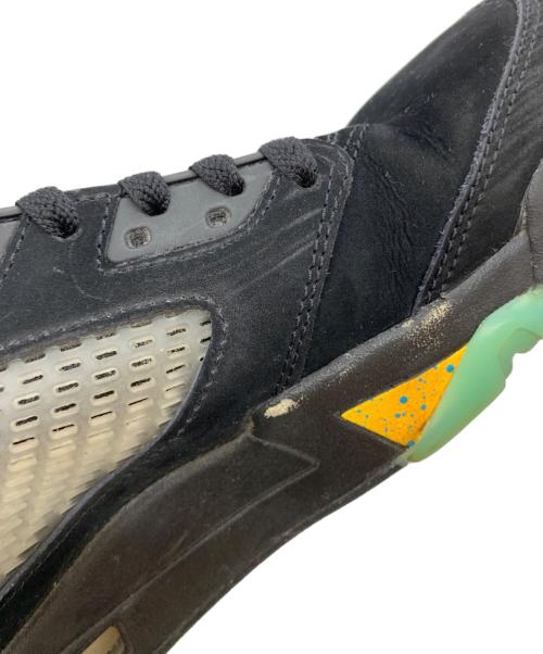 NIKE（ナイキ）NIKE (ナイキ) NIKE AIR JORDAN5 RETRO AQUA ブルー×ブラック サイズ:26の古着・服飾アイテム