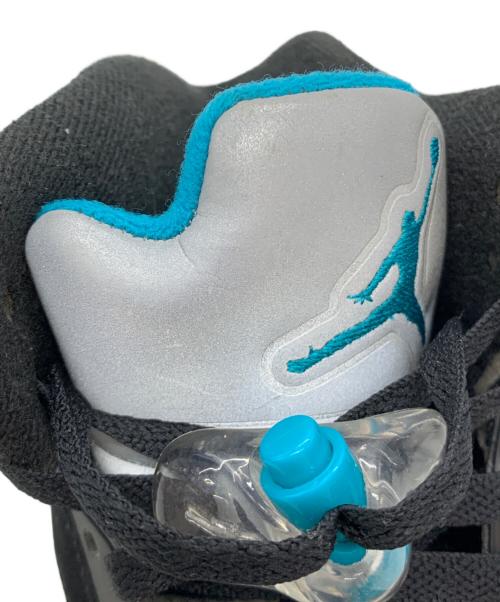 NIKE（ナイキ）NIKE (ナイキ) NIKE AIR JORDAN5 RETRO AQUA ブルー×ブラック サイズ:26の古着・服飾アイテム