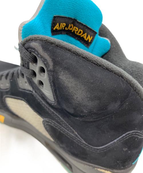 NIKE（ナイキ）NIKE (ナイキ) NIKE AIR JORDAN5 RETRO AQUA ブルー×ブラック サイズ:26の古着・服飾アイテム