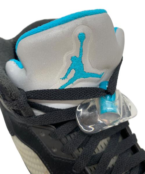 NIKE（ナイキ）NIKE (ナイキ) NIKE AIR JORDAN5 RETRO AQUA ブルー×ブラック サイズ:26の古着・服飾アイテム