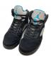NIKE（ナイキ）の古着「NIKE AIR JORDAN5 RETRO AQUA」｜ブルー×ブラック