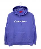 SUPREMEシュプリーム）の古着「Futura Logo Hooded Sweatshirt」｜パープル