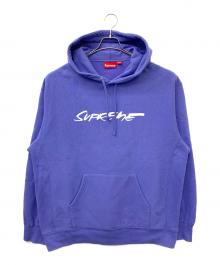 SUPREME（シュプリーム）の古着「Futura Logo Hooded Sweatshirt」｜パープル
