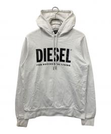 DIESEL（ディーゼル）の古着「プルオーバーパーカー」｜ホワイト
