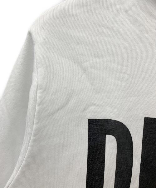 DIESEL（ディーゼル）DIESEL (ディーゼル) プルオーバーパーカー ホワイト サイズ:Lの古着・服飾アイテム