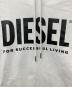 中古・古着 DIESEL (ディーゼル) プルオーバーパーカー ホワイト サイズ:L：5000円