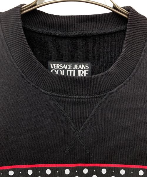 VERSACE JEANS COUTURE（ヴェルサーチ ジーンズクチュール）VERSACE JEANS COUTURE (ヴェルサーチ ジーンズクチュール) スウェット ブラック サイズ:Mの古着・服飾アイテム