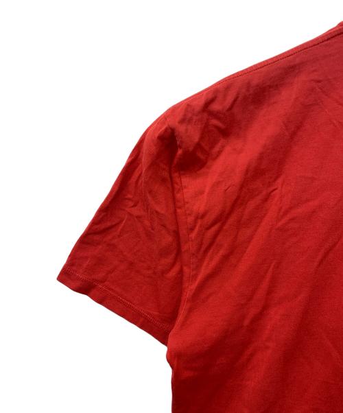 CELINE（セリーヌ）CELINE (セリーヌ) ルーズロゴTシャツ レッド サイズ:Sの古着・服飾アイテム