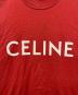 中古・古着 CELINE (セリーヌ) ルーズロゴTシャツ レッド サイズ:S：20000円