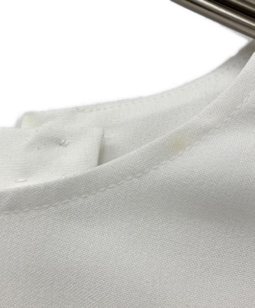 ADORE（アドーア）ADORE (アドーア) ドライポプリンブラウス ホワイト サイズ:38の古着・服飾アイテム