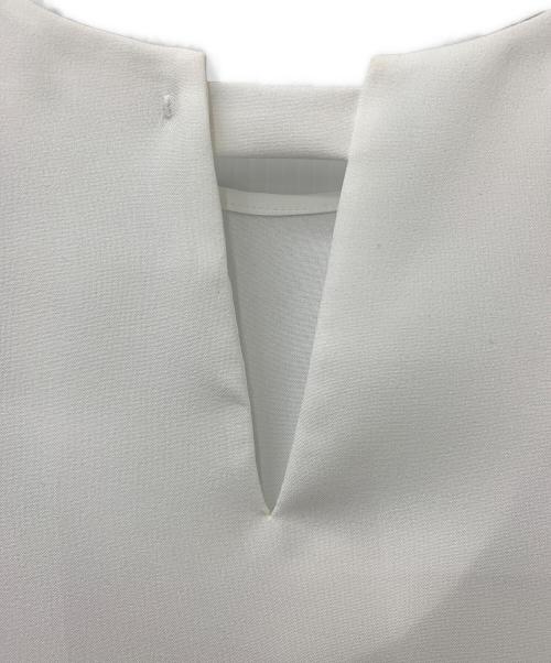 ADORE（アドーア）ADORE (アドーア) ドライポプリンブラウス ホワイト サイズ:38の古着・服飾アイテム