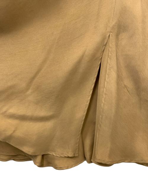Plage（プラージュ）Plage (プラージュ) Washable Fibril ロングスカート キャメル サイズ:36 未使用品の古着・服飾アイテム