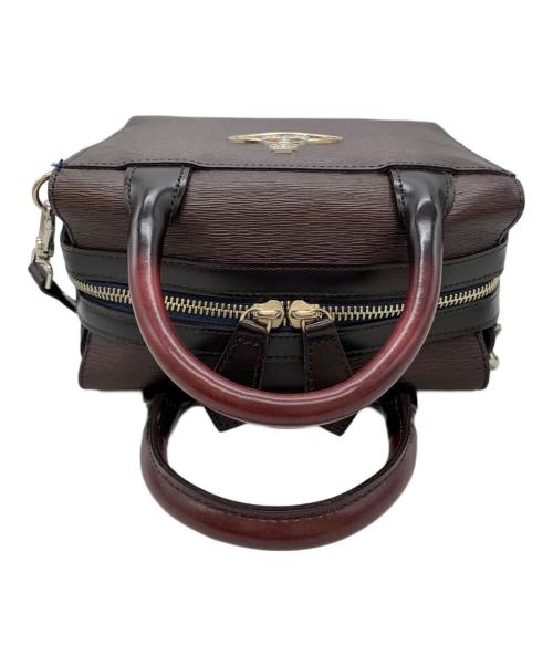Vivienne Westwood（ヴィヴィアンウエストウッド）Vivienne Westwood (ヴィヴィアンウエストウッド) 2WAYショルダーバッグ ワインレッドの古着・服飾アイテム