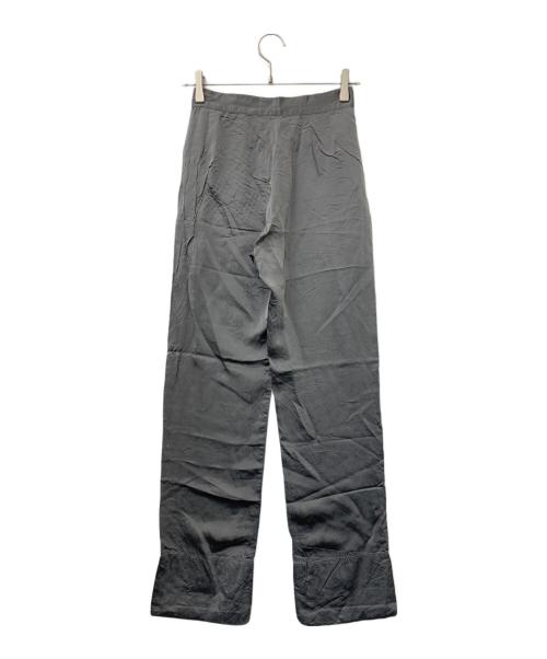 YOHJI YAMAMOTO（ヨウジヤマモト）YOHJI YAMAMOTO (ヨウジヤマモト) サテンパンツ グレー サイズ:SSの古着・服飾アイテム