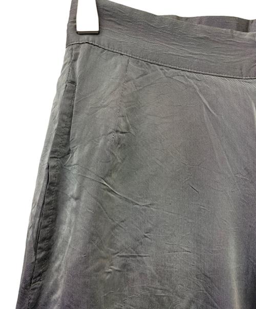 YOHJI YAMAMOTO（ヨウジヤマモト）YOHJI YAMAMOTO (ヨウジヤマモト) サテンパンツ グレー サイズ:SSの古着・服飾アイテム