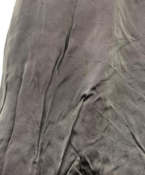 YOHJI YAMAMOTO（ヨウジヤマモト）YOHJI YAMAMOTO (ヨウジヤマモト) サテンパンツ グレー サイズ:SSの古着・服飾アイテム