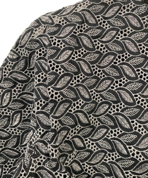 COMME des GARCONS（コムデギャルソン）COMME des GARCONS (コムデギャルソン) 90's リーフレースボレロカーディガン グレー サイズ:Sの古着・服飾アイテム