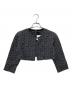 COMME des GARCONS（コムデギャルソン）の古着「90's リーフレースボレロカーディガン」｜グレー