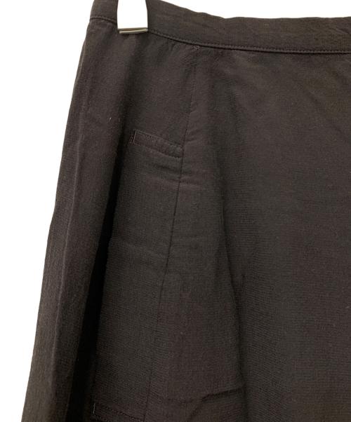 Y's（ワイズ）Y's (ワイズ) レーヨンロングスカート ブラウン サイズ:Mの古着・服飾アイテム
