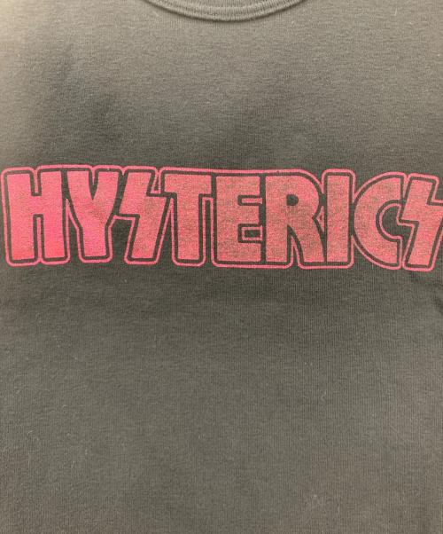 Hysteric Glamour（ヒステリックグラマー）Hysteric Glamour (ヒステリックグラマー) ラメロゴTシャツ ブラック サイズ:FREEの古着・服飾アイテム