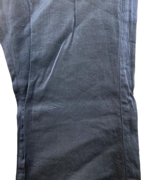 PPFM（ピーピーエフエム）PPFM (ピーピーエフエム) サテンパンツ ネイビー サイズ:Mの古着・服飾アイテム