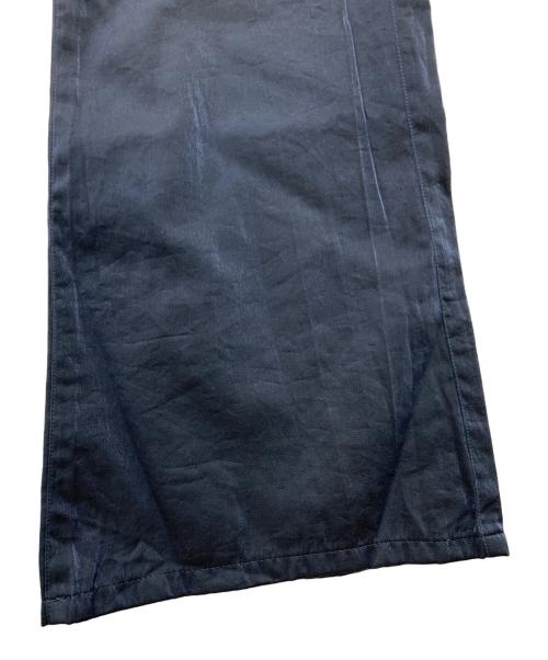 PPFM（ピーピーエフエム）PPFM (ピーピーエフエム) サテンパンツ ネイビー サイズ:Mの古着・服飾アイテム