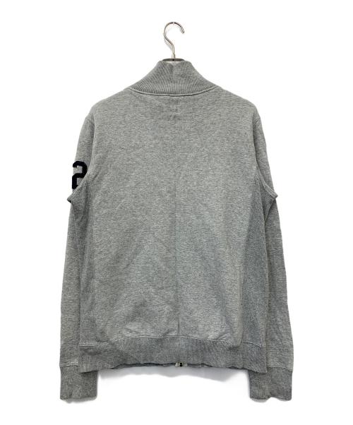 RUSSELL ATHLETIC（ラッセルアスレチック）RUSSELL ATHLETIC (ラッセルアスレチック) ジップアップスウェット グレー サイズ:XLの古着・服飾アイテム