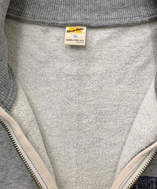 RUSSELL ATHLETIC（ラッセルアスレチック）RUSSELL ATHLETIC (ラッセルアスレチック) ジップアップスウェット グレー サイズ:XLの古着・服飾アイテム
