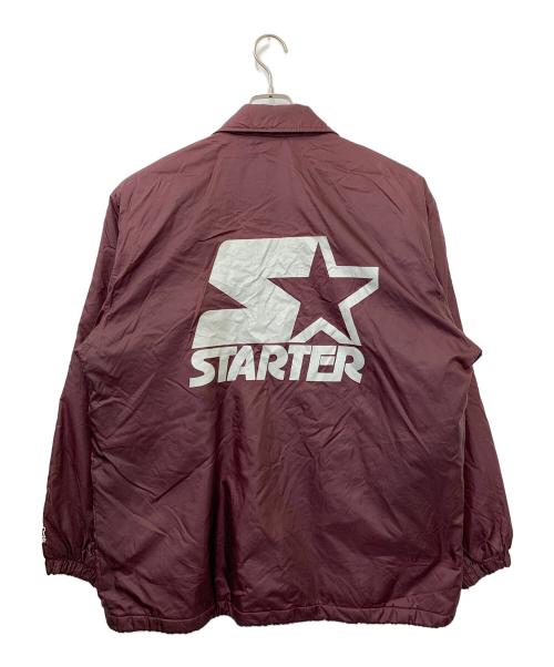 STARTER（スターター）STARTER (スターター) ナイロンジャケット バーガンディー サイズ:Mの古着・服飾アイテム