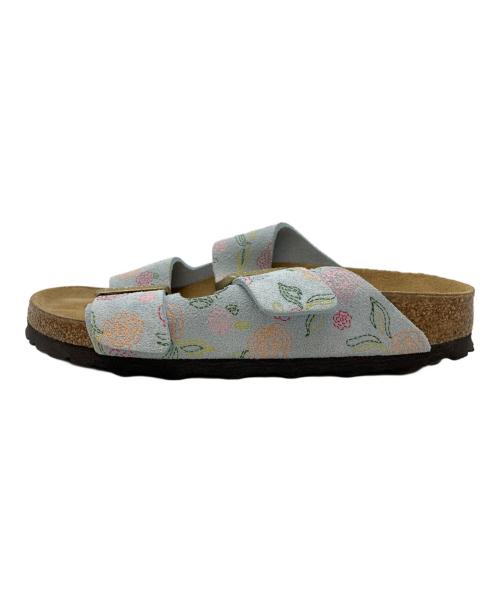 BIRKENSTOCK（ビルケンシュトック）BIRKENSTOCK (ビルケンシュトック) URBAN RESEARCH (アーバンリサーチ) サンダル ブルー サイズ:24の古着・服飾アイテム